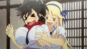 anime boob grab|anime boob grabing Search